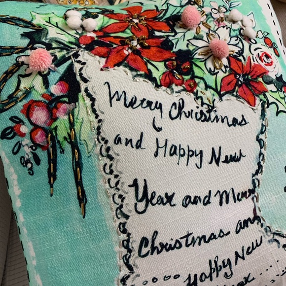 Christmas throw pillow cover new year decor - Picture 2 of 3